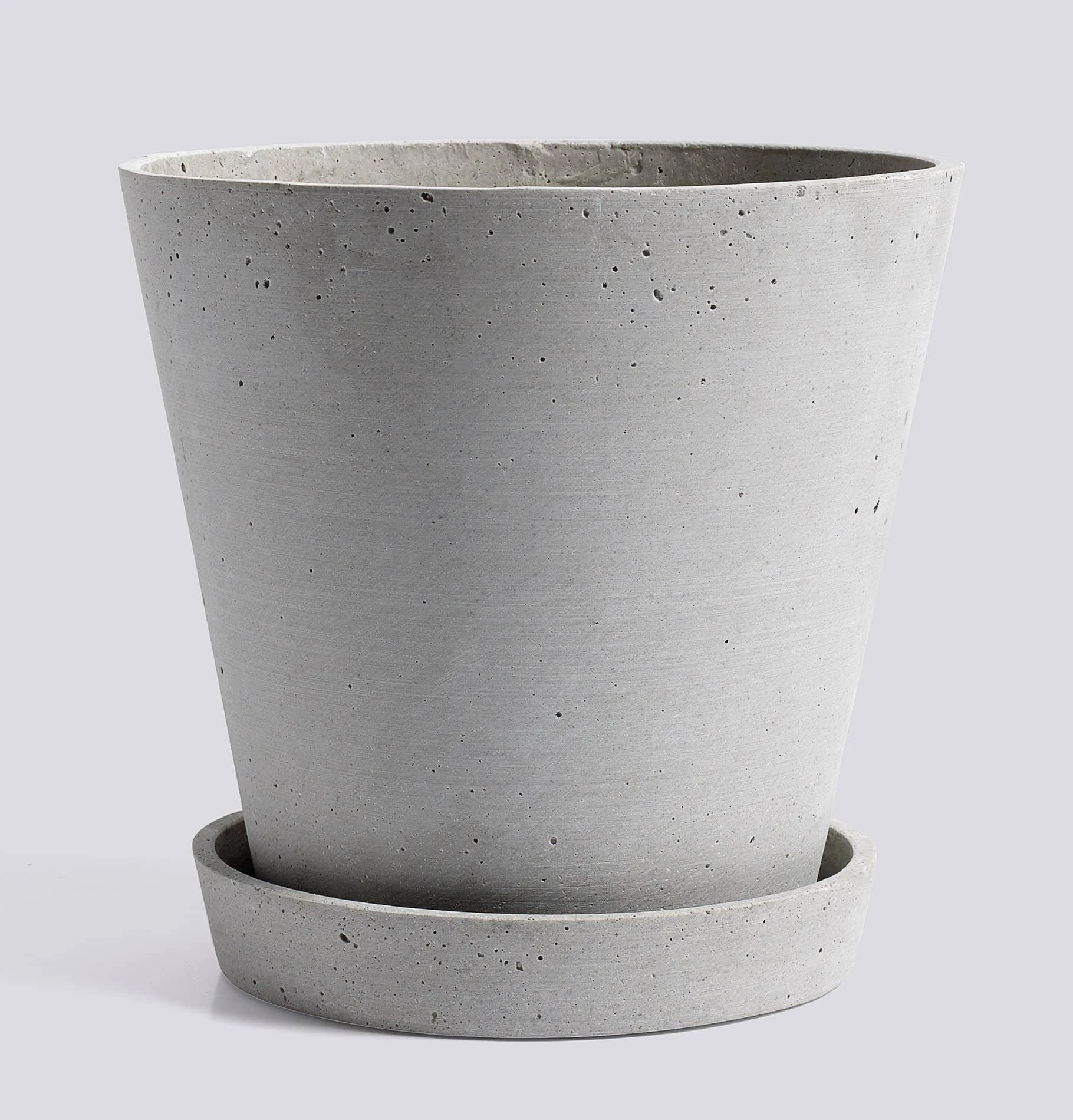 HAY Flowerpot With Saucer - XL Grey