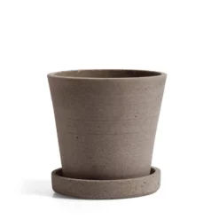 HAY Small Flowerpot With Saucer - Terracotta