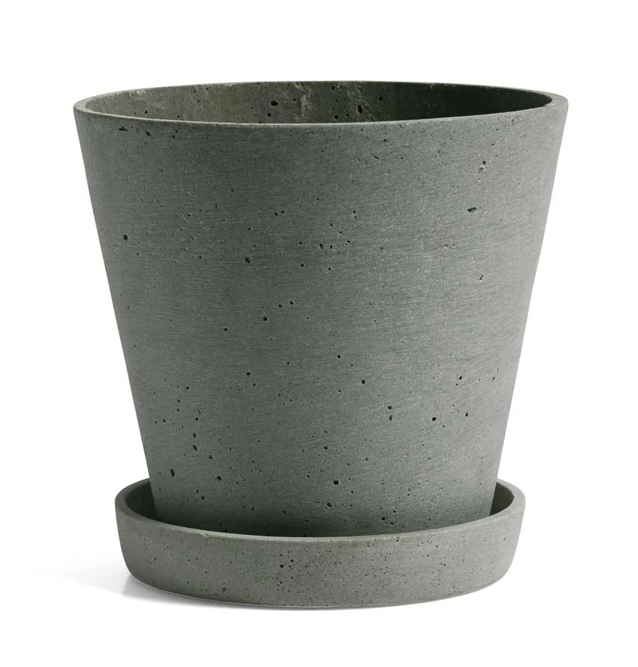 HAY Flowerpot With Saucer – L Green