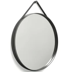 HAY Strap Mirror – Anthracite – 70cm