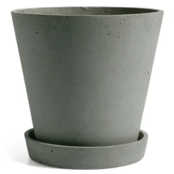 HAY Flowerpot With Saucer - XL Green
