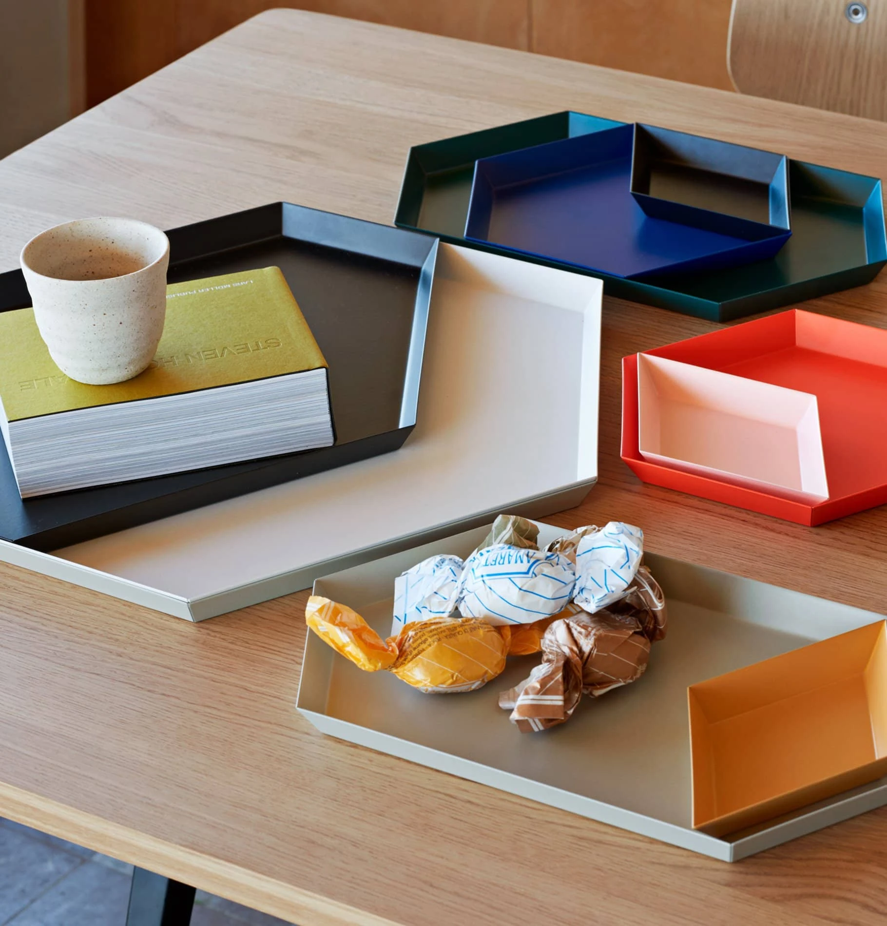 HAY Kaleido Tray - Peach S - Image 3