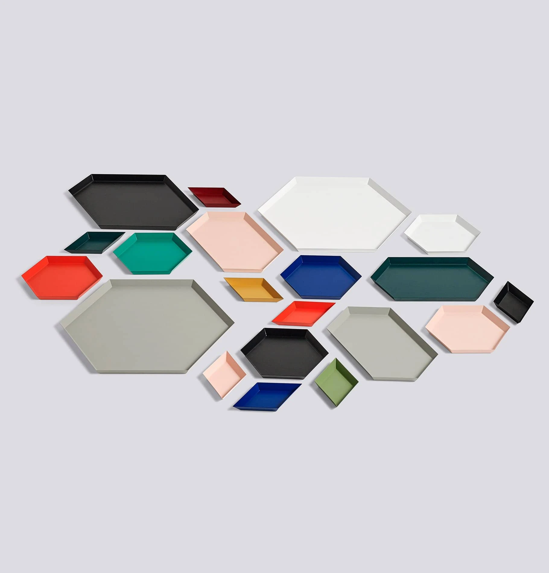 HAY Kaleido Tray - Peach XS - Image 3