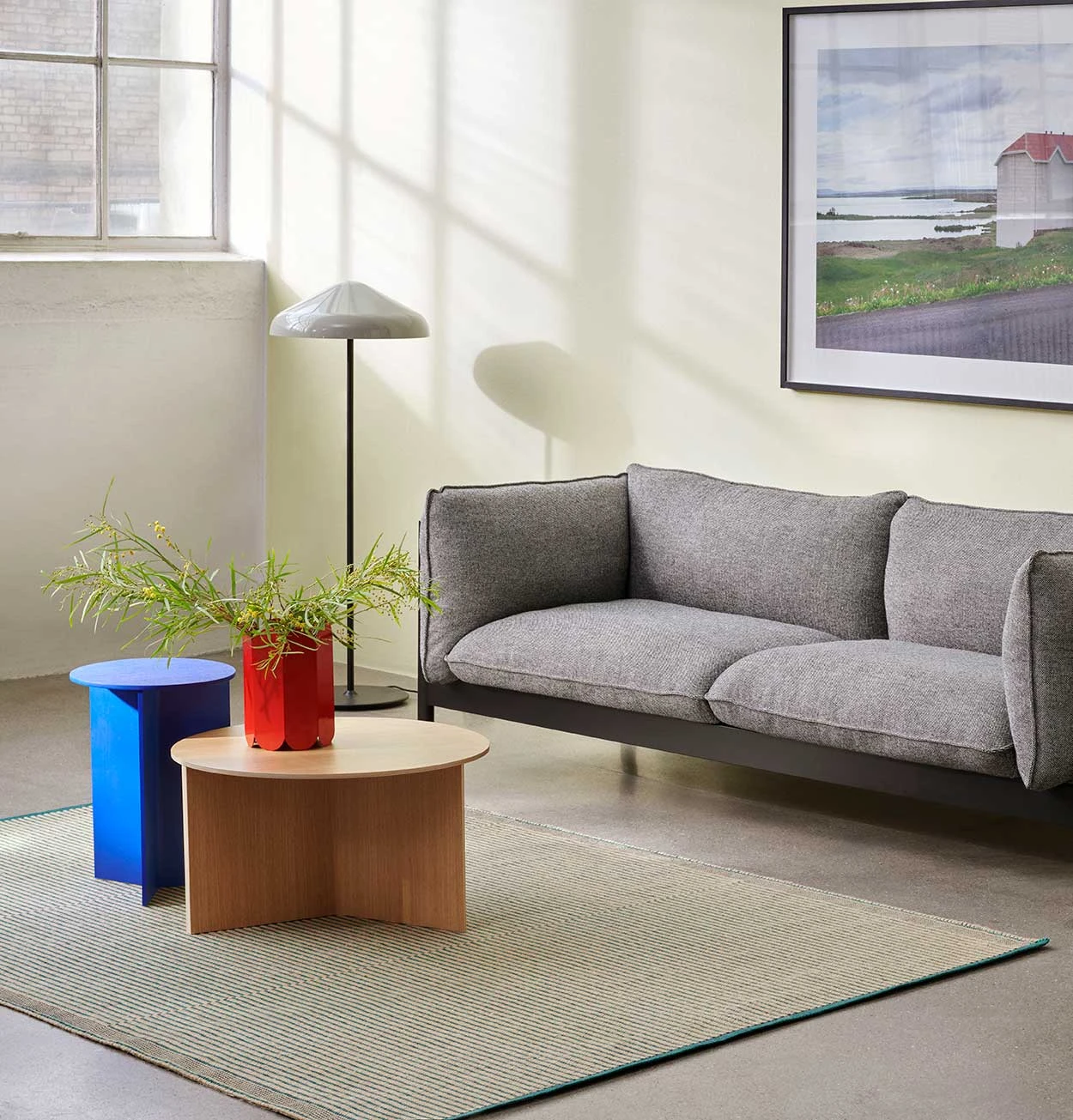 HAY Pao Floor Lamp In Cool Grey - Image 2