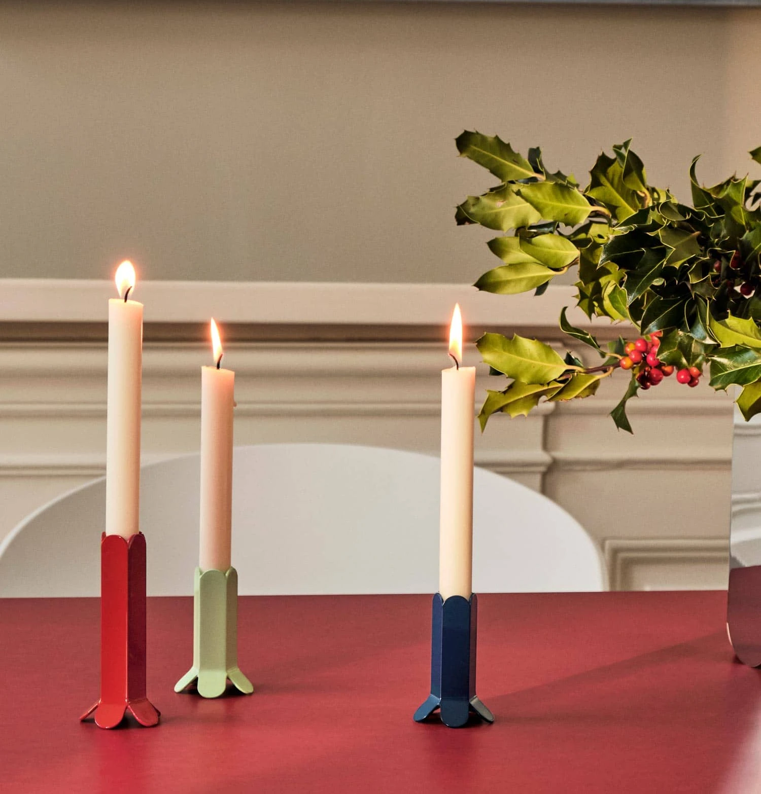 HAY Arcs Candleholder β Small β Mint - Image 2