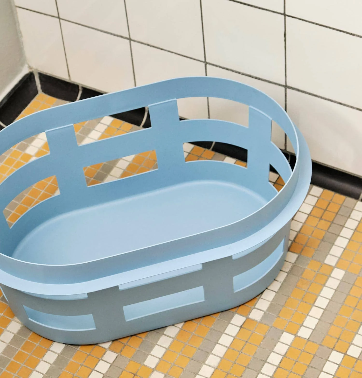 HAY Laundry Basket – Small – Soft Blue - Image 4