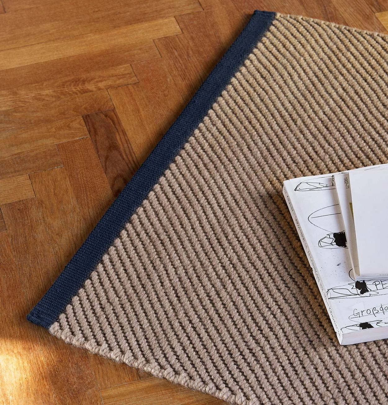 HAY Bias Rug In Cappuccino β Various Sizes - Image 2