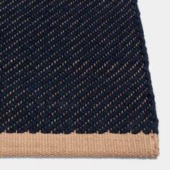HAY Bias Rug In Dark Blue – Various Sizes