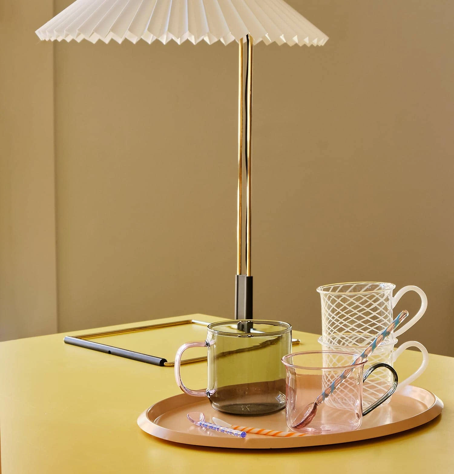 HAY Borosilicate Cup β Set Of 2 β Pink With Grey Handle - Image 3