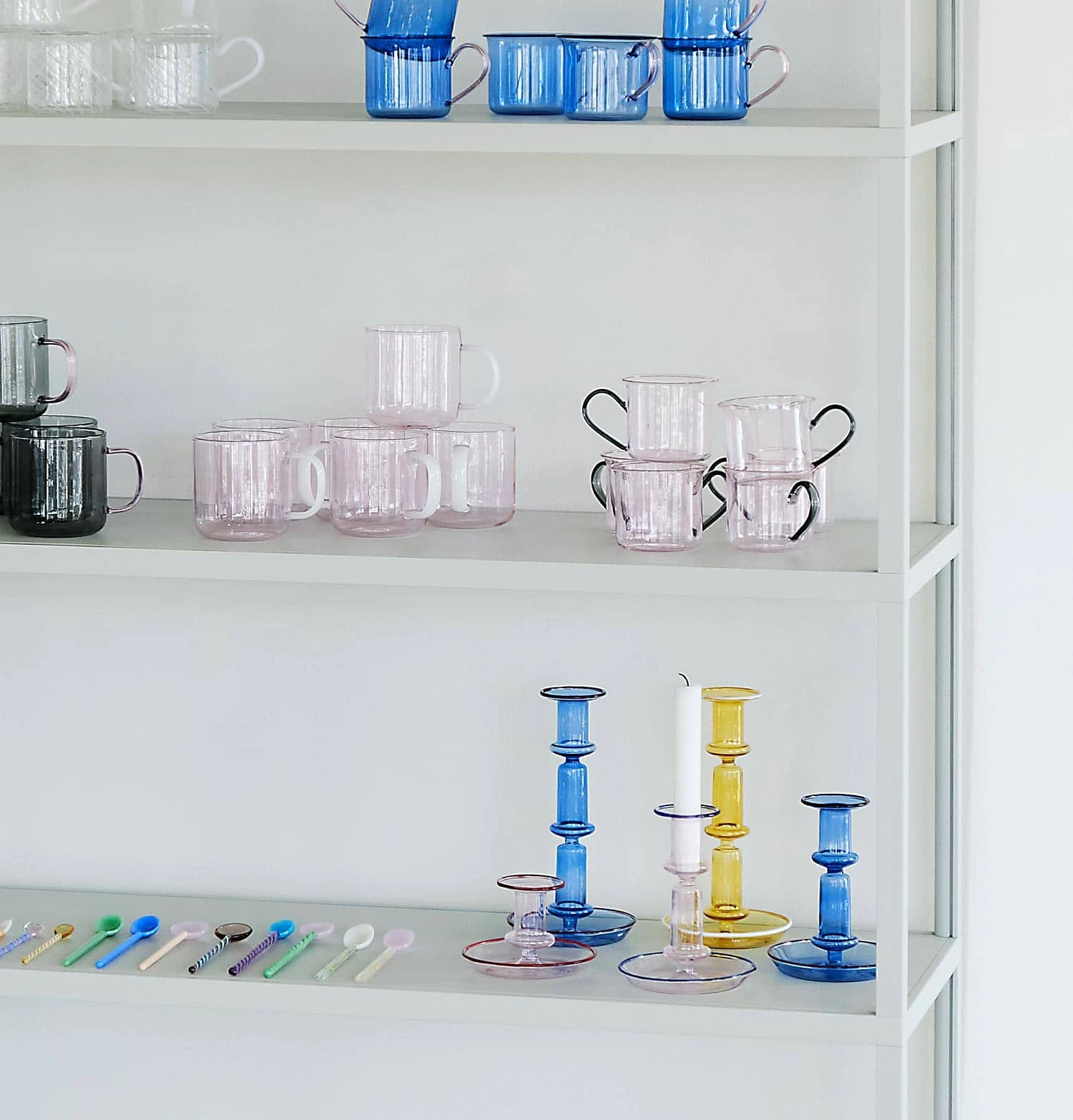 HAY Borosilicate Cup β Set Of 2 β Pink With Grey Handle - Image 4