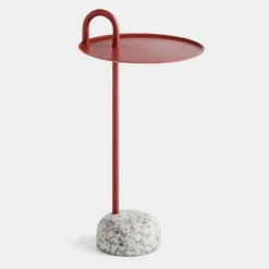 HAY Bowler Side Table In Tile Red