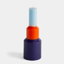 HAY Pillar Candle – Medium – Midnight Blue