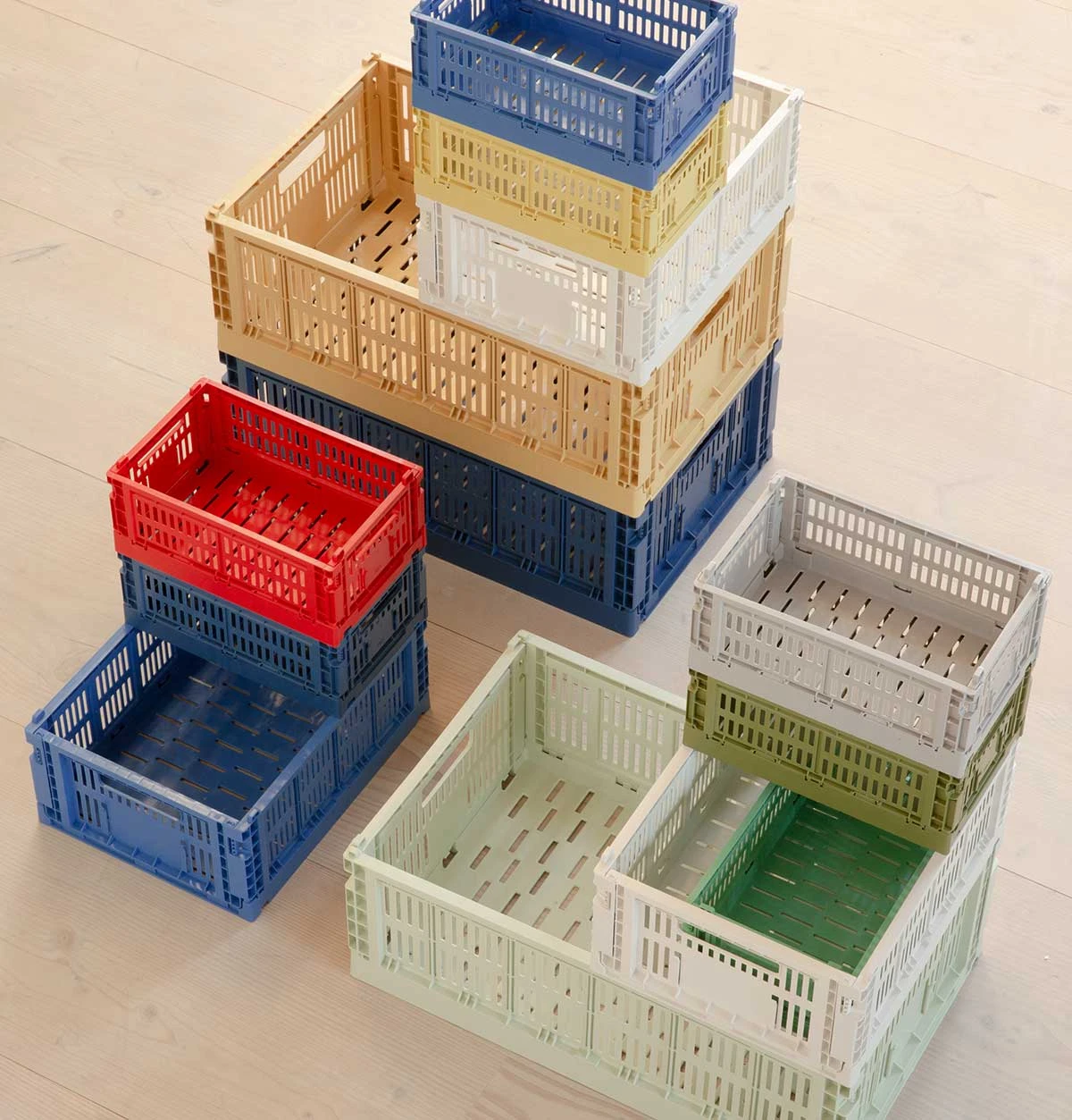HAY Colour Crate β Medium β Electric Blue - Image 2