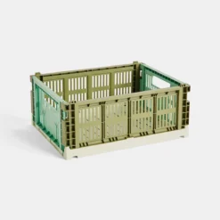HAY Colour Crate Mix – Medium – Olive Dark Mint