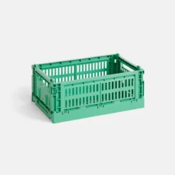 HAY Colour Crate – Small – Dark Mint