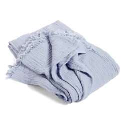HAY Crinkle Bedspread – Light Blue