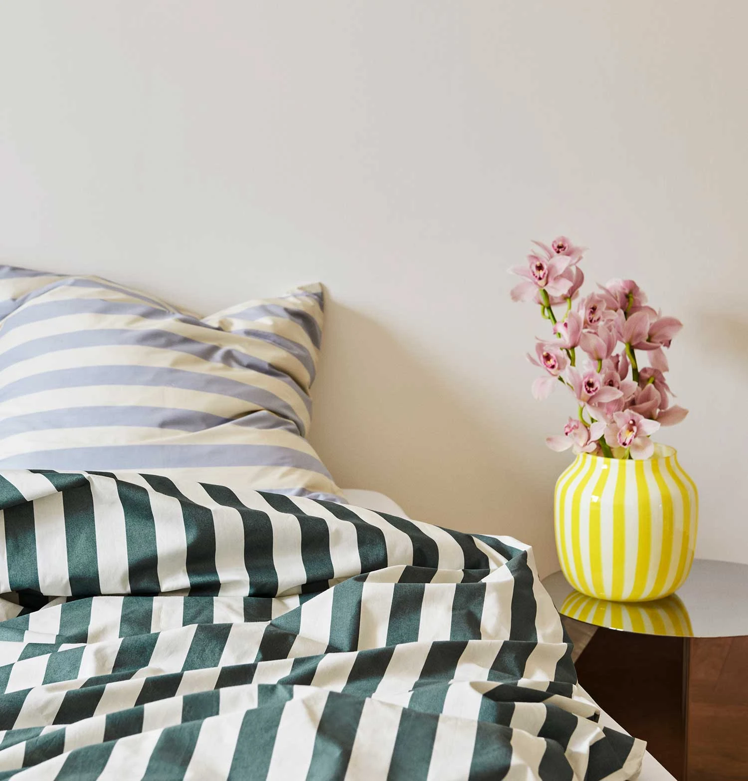 HAY Été Bed Linen Set – Dark Green - Image 4