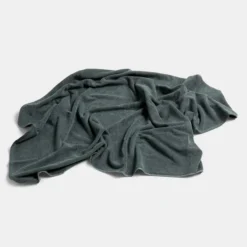 HAY Frotté Bath Towel In Dark Green