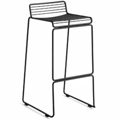 HAY Hee Bar Stool – High – Black