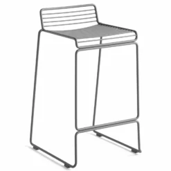 HAY Hee Bar Stool – Low – Asphalt Grey
