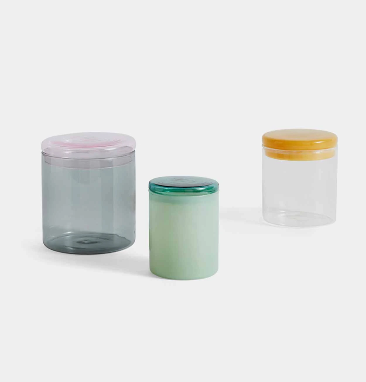 HAY Borosilicate Glass Jar In Jade Green β Small - Image 3
