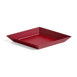 HAY Kaleido Tray – Dark Red – XS
