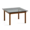 HAY Kofi Coffee Table – Solid Walnut – Grey Tinted Glass – Small -HAY shop hay kofi 532e2294 1401 4da1 839c 7b08f8300b48