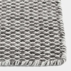HAY Moiré Kelim Rug In Grey – Various Sizes