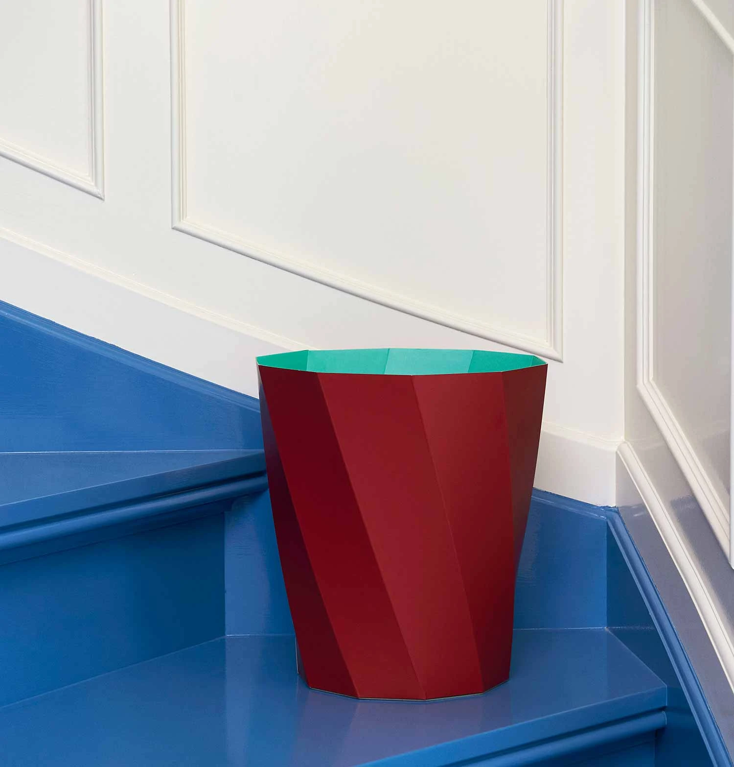 HAY Paper Paper Bin β Dark Red - Image 2