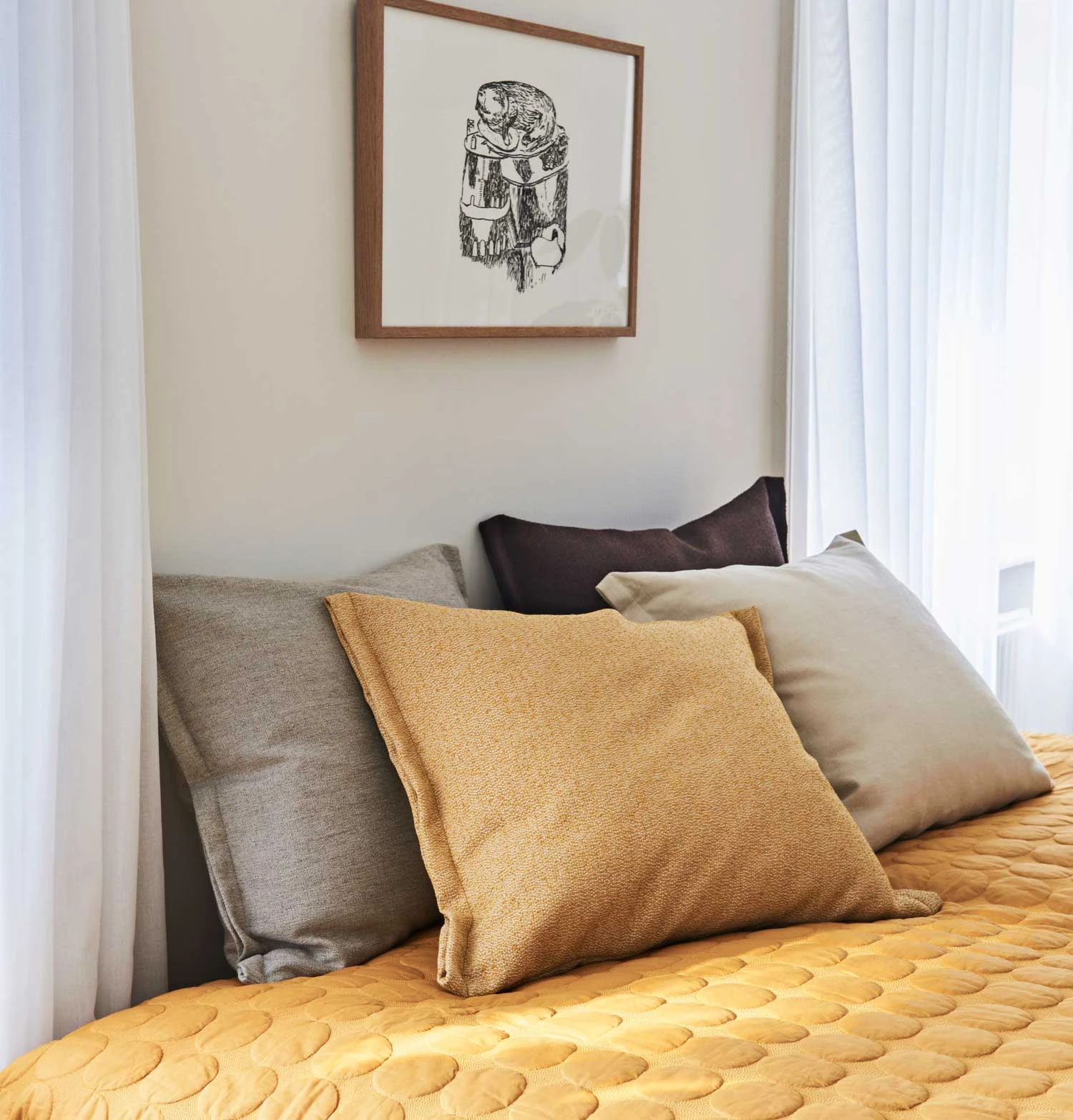 HAY Plica Cushion β Sprinkle β Rose - Image 3