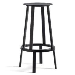 HAY Revolver Bar Stool – High – Black