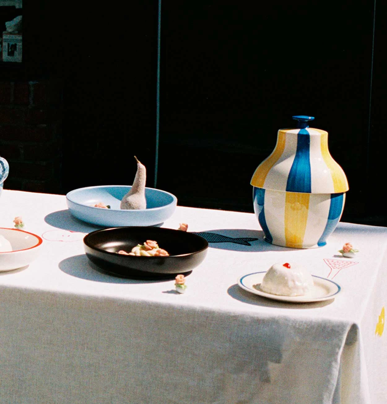 HAY Sobremesa Stripe Cookie Jar - Image 3