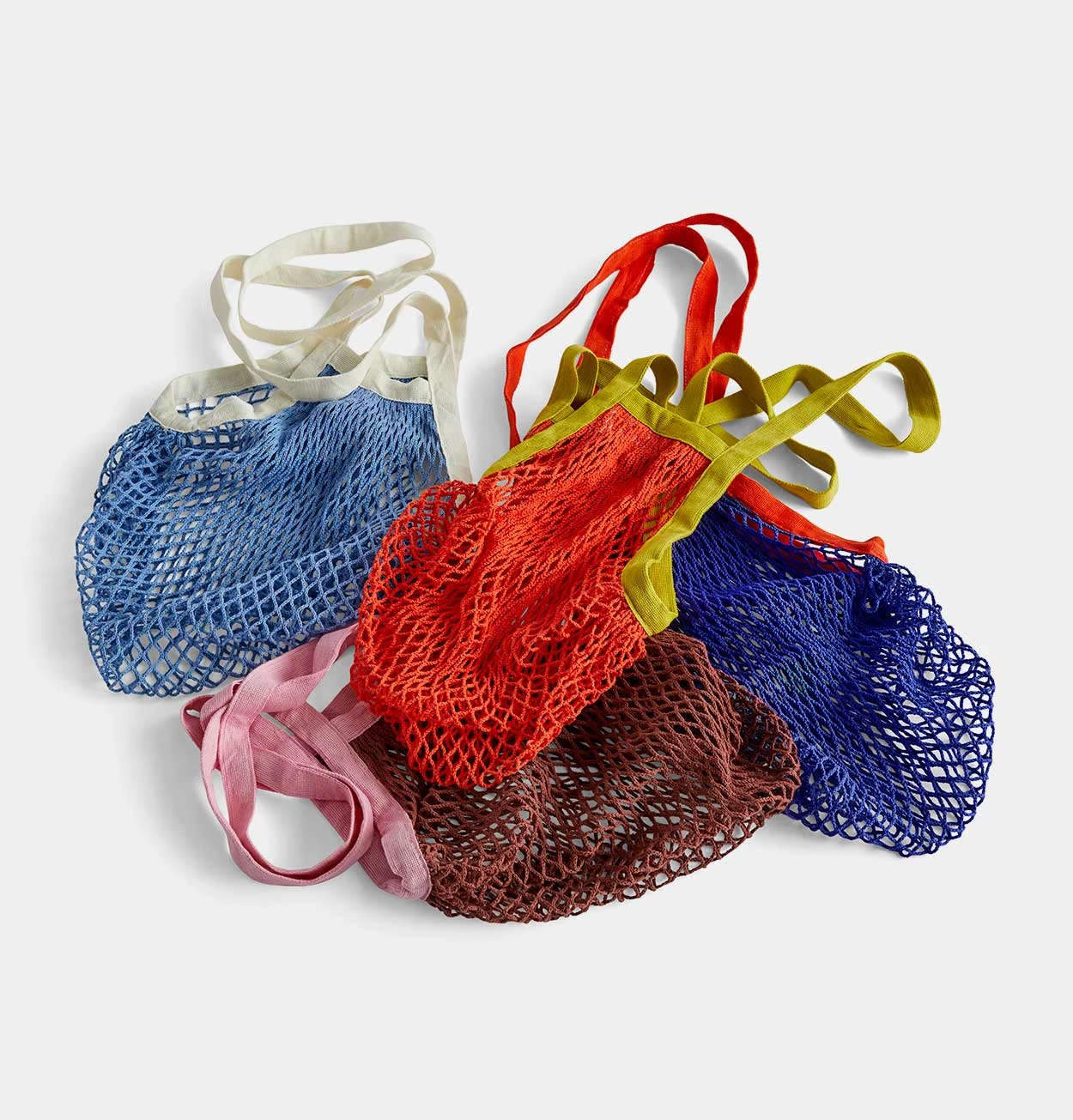 HAY Sobremesa Market Net Bag In Dark Blue - Image 3