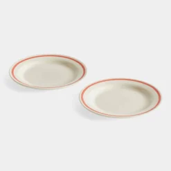 HAY Sobremesa Plate – Set Of 2 – Red