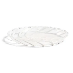 HAY Spin Saucer Set – Clear With White Stripes