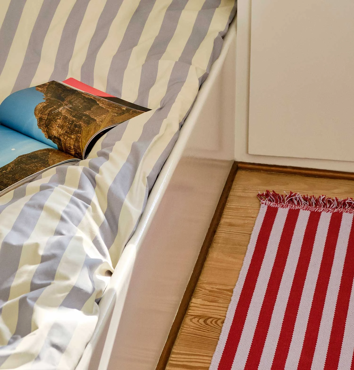 HAY Stripes And Stripes Rug β Raspberry Ripple β 200 X 60 Cm - Image 3