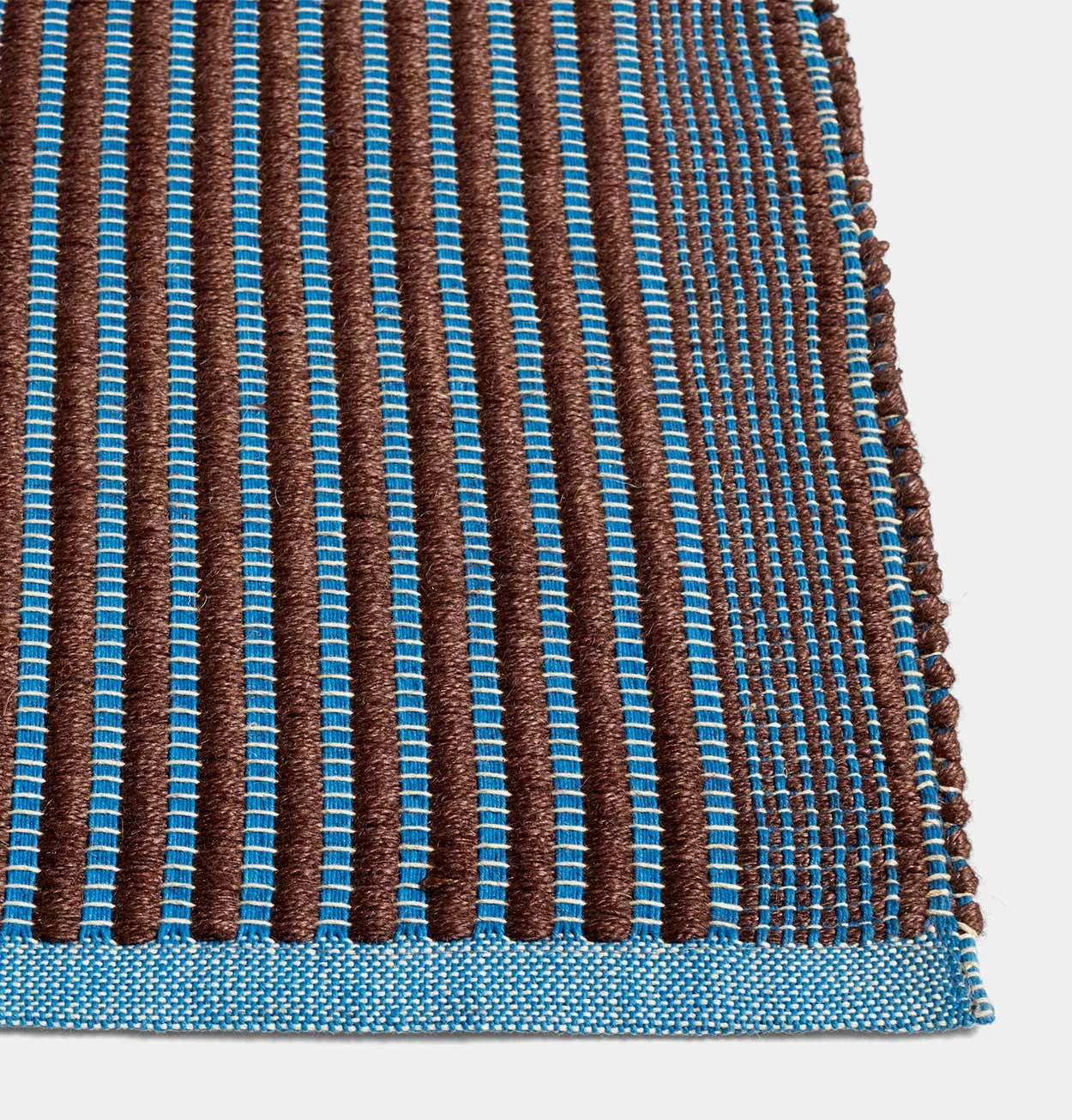HAY Tapis Rug In Chestnut And Blue β Various Sizes