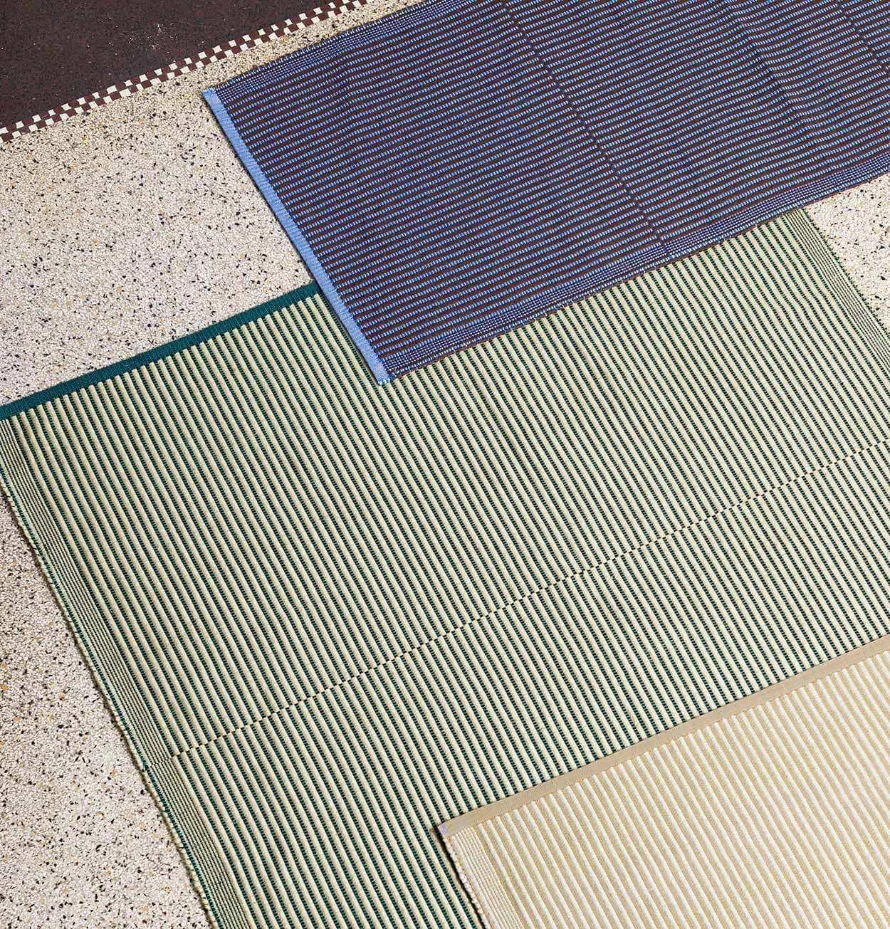 HAY Tapis Rug In Chestnut And Blue β Various Sizes - Image 4