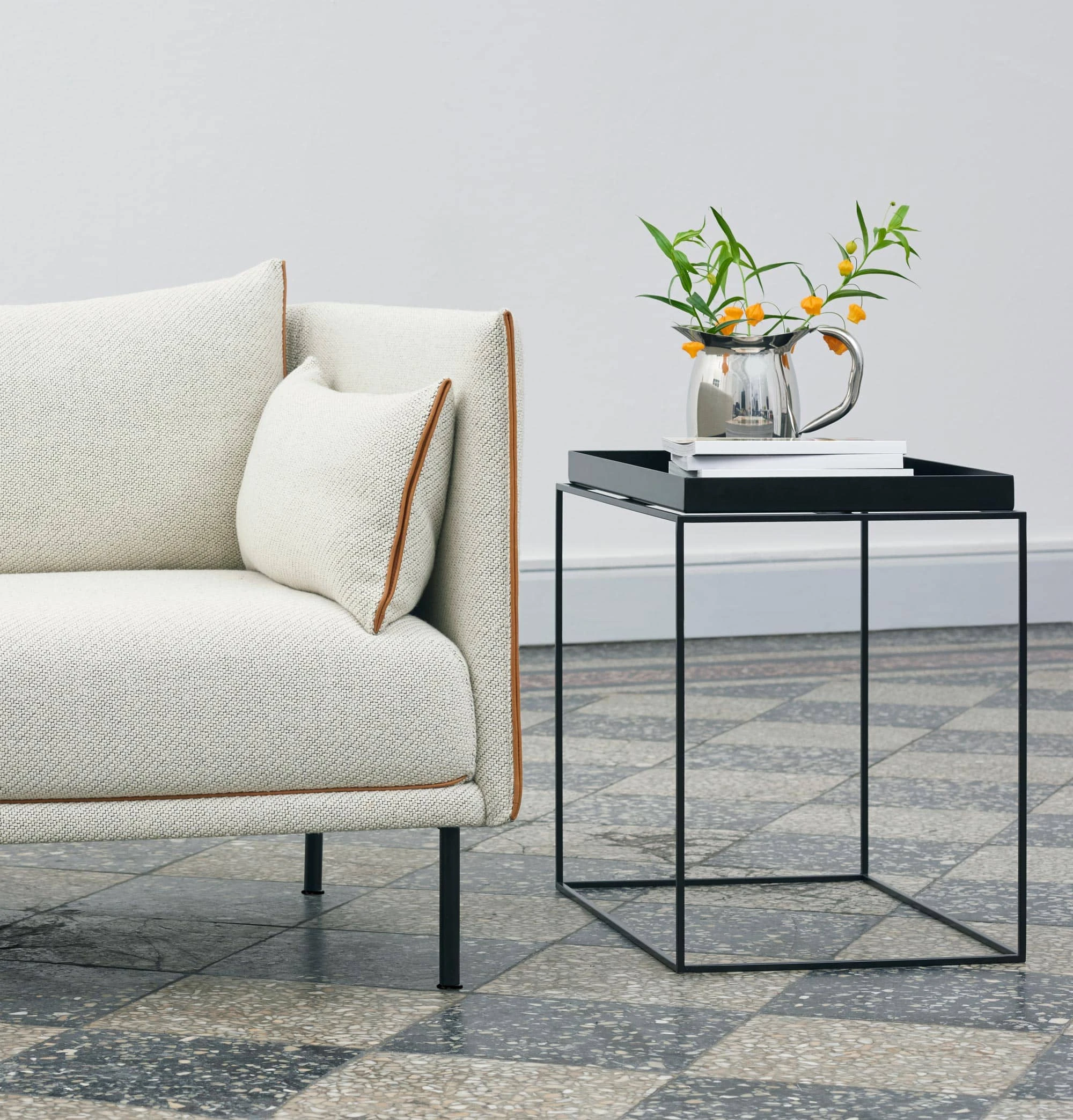 HAY Tray Table – Small Side Table In Black - Image 2