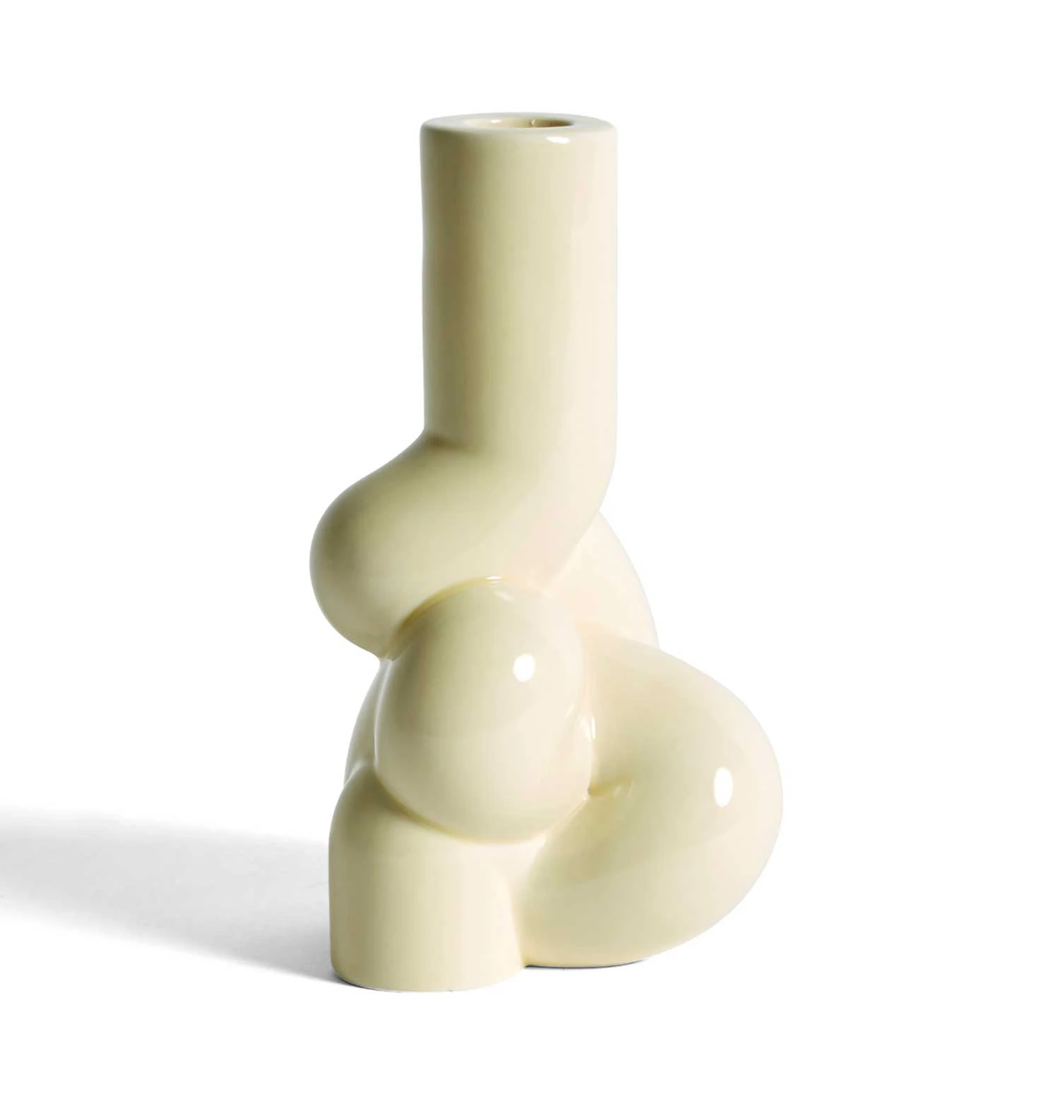 HAY W&S Candleholder β Soft Yellow
