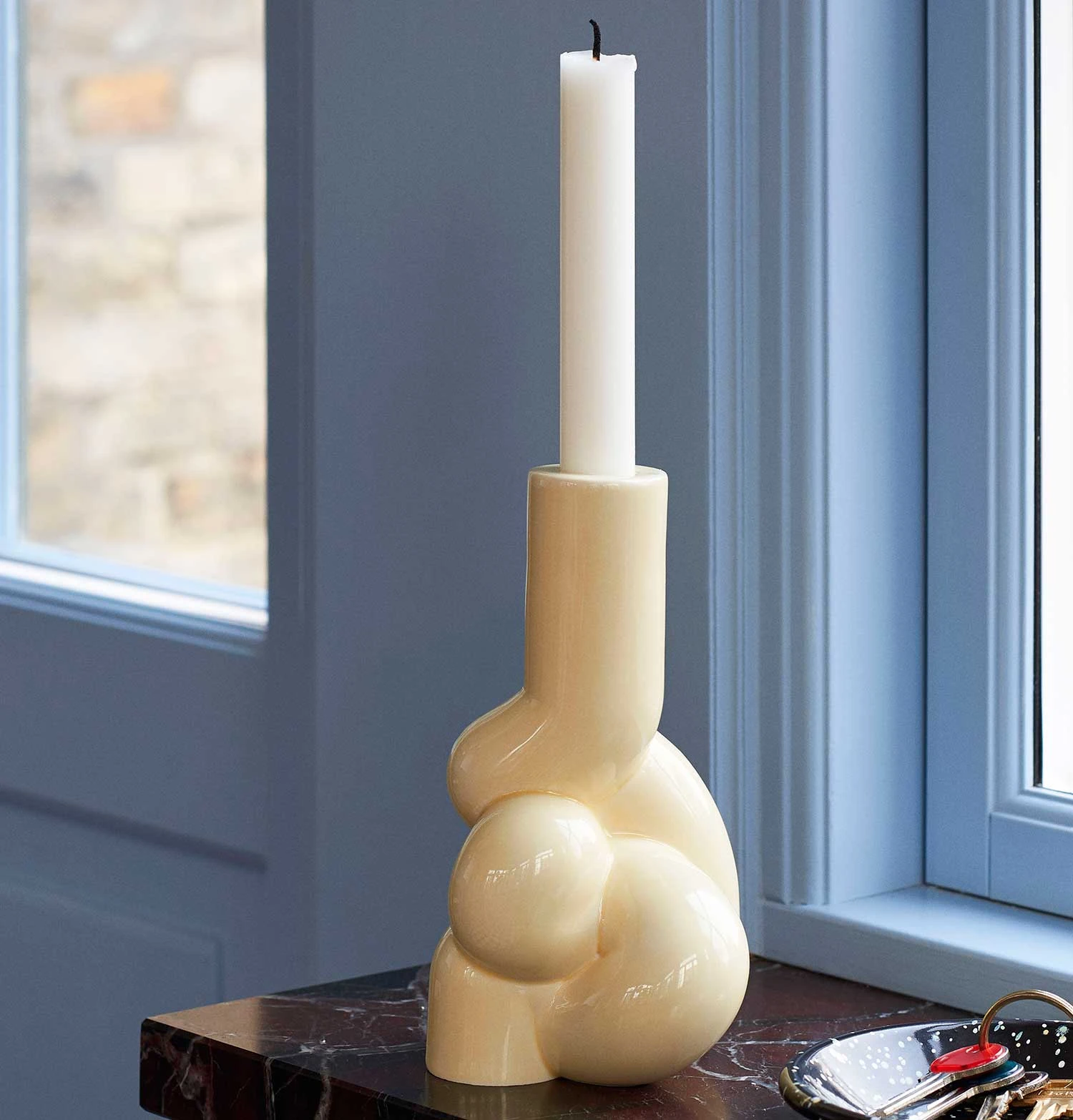 HAY W&S Candleholder β Soft Yellow - Image 2