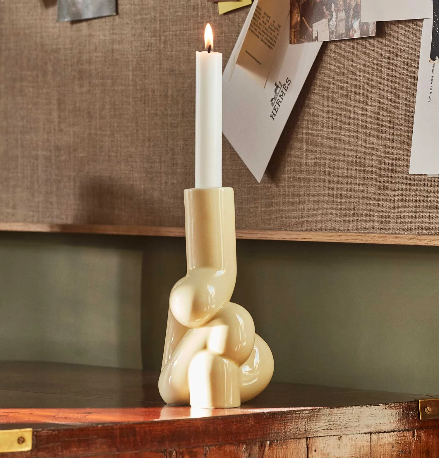 HAY W&S Candleholder β Soft Yellow - Image 3