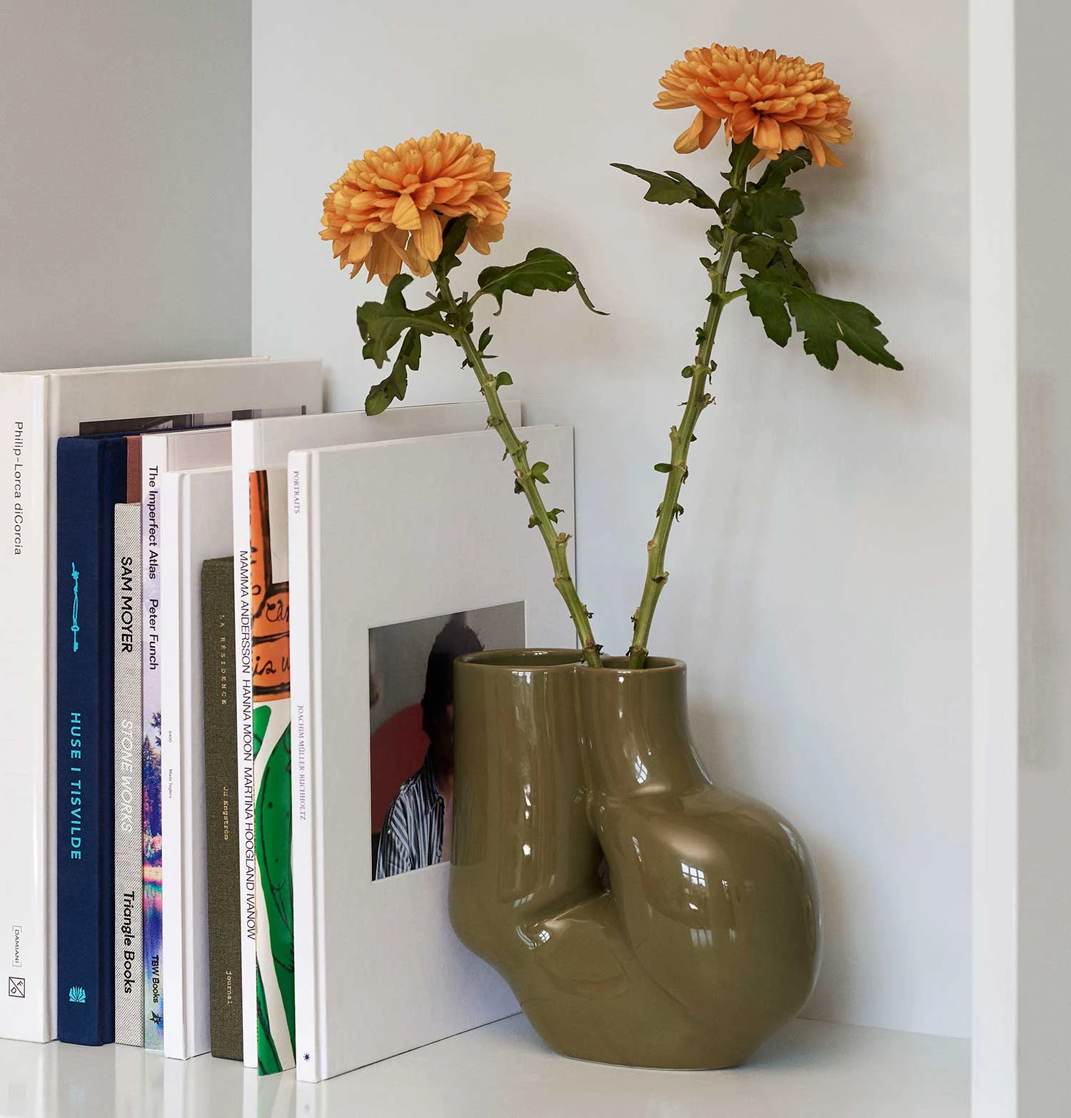 Hay W&S Vase β Chubby β Olive Green - Image 2